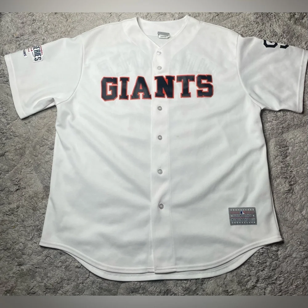 ⚾️San Francisco Giants Madison Bumgarner World Series 2014 Jersey MLB Size 2XL - Picture 10 of 16